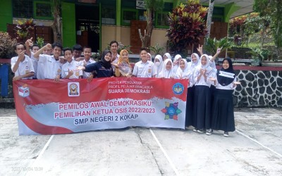 PEMILIHAN KETUA OSIS SMP NEGERI 2 KOKAP PERIODE 2022-2023 “Pemilos awal demokrasi”